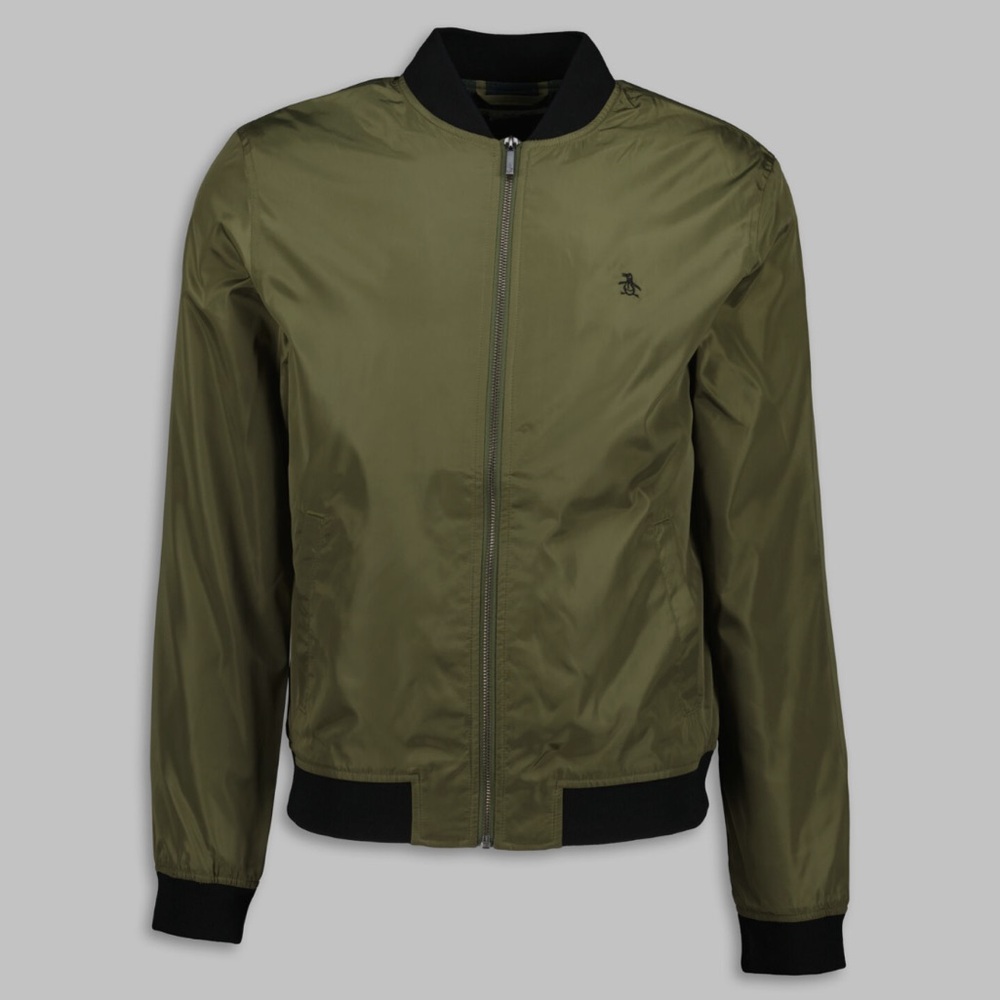 NWT Penguin olive bomber jacket - Picture 14 of 14
